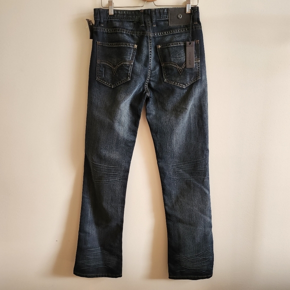 NWT Buffalo 20Y boys jeans, King bootcut dark wash - Picture 4 of 8